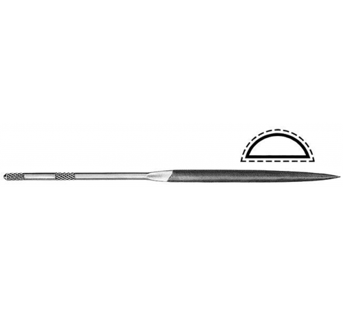 LA 2402-160MM-0 NEEDLE HALFROUND FILE