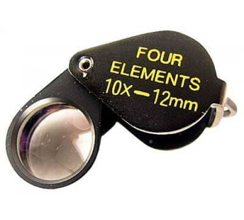 Four Elements 10x-12MM Black Loupe