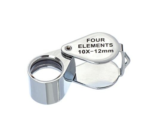 Four Elements 10x-12MM Chrome Loupe