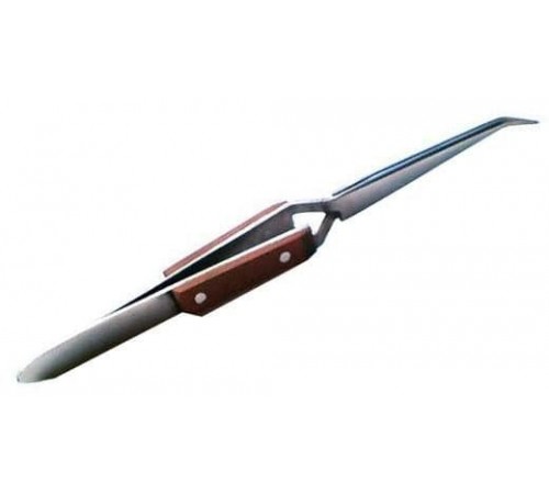 Solder Tweezer Bent with Wood