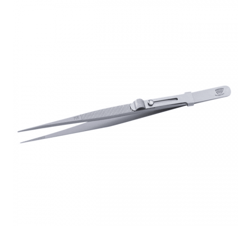 Diamond Tweezers Stainless Steel With Lock