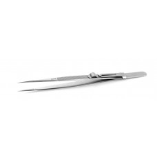 Jewelry Tweezer: Tweezer INOX With Lock & Groove