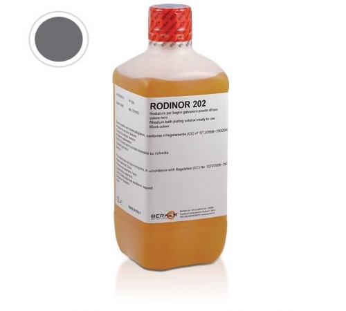 RODINOR 202 BLACK COLOR RHODIUM SOLUTION BATH