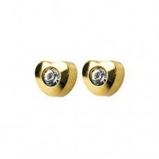 R502Y-4 Gold Plated diamond Stone Ear piercing