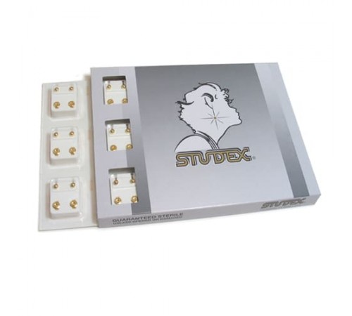 M204Y Gold Plated diamond Stone Ear piercing