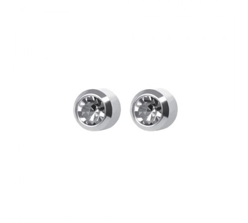 M204W Silver Plated diamond Stone Ear piercing