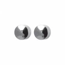 R506W Silver Plated Round Ear piercing