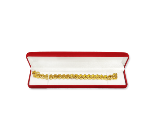 Velvet Bracelet Box - Red