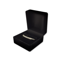 Velvet Bangle & Watch Box - Black