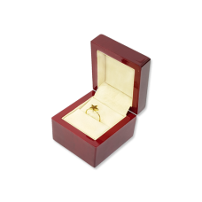 Wooden Ring Box- W401 Beige