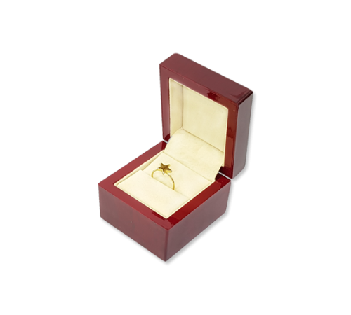 Wooden Ring Box- W401 Beige