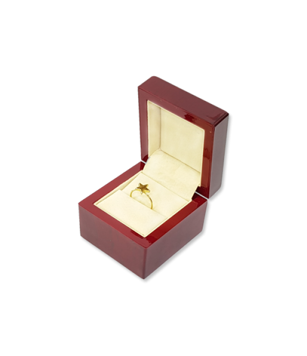 Wooden Ring Box- W401 Beige
