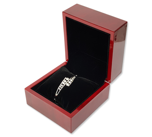 Wooden Bangle & Watch Box- W420 Black