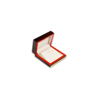 Wooden Earring & Pendant Box - W106 Beige