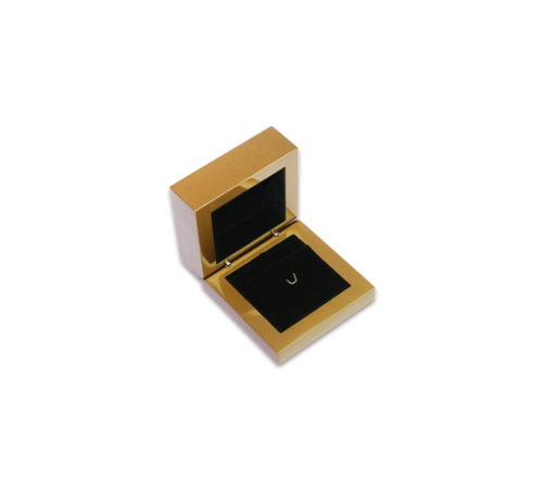 Wooden Earring & Pendant Box- W205 Black