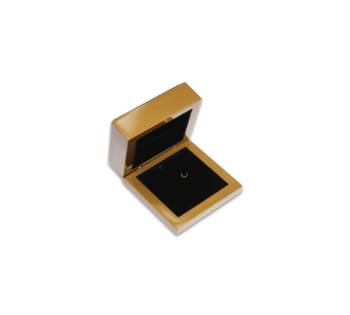 Wooden Earring & Pendant Box- W207 Black