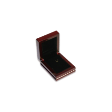 Wooden Earring & Pendant Box - W305 Black