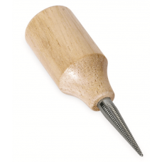 198 MANDREL WITH METAL THREADED END-WOOD